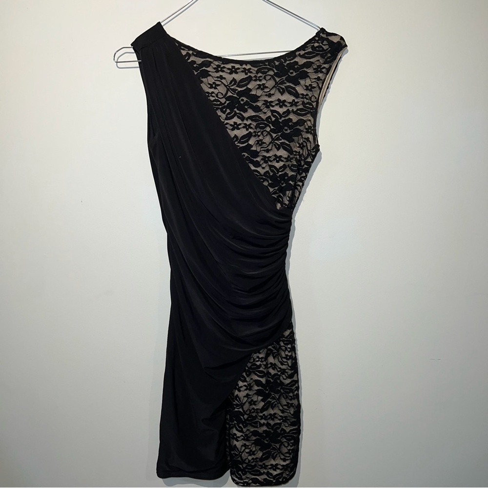 Elegant Black Lace Dress